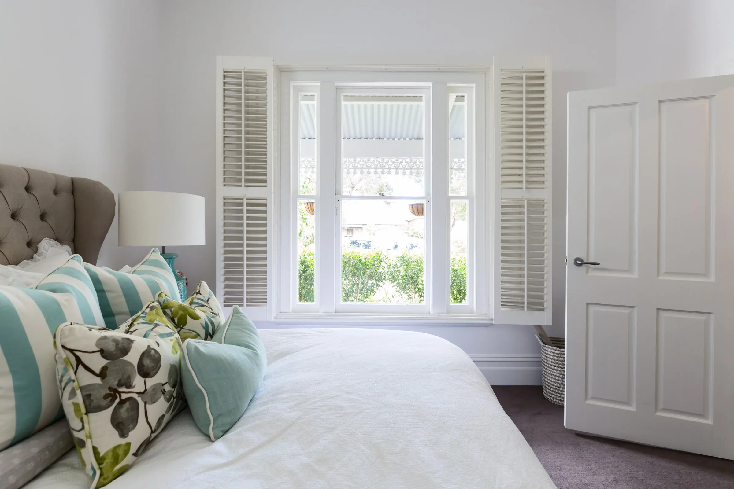 Hume Moulded Panel Smooth internal door, 2340mm Ascot style